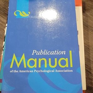Publication manual 6th edition